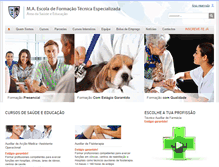 Tablet Screenshot of formacaotma.net